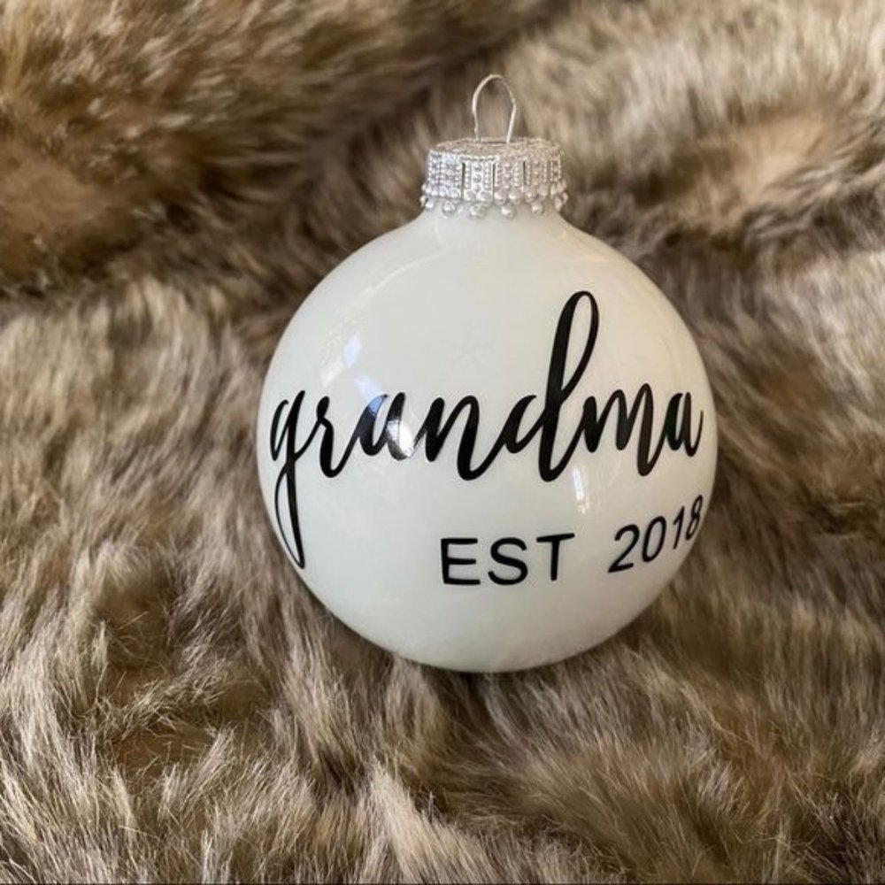 Grandma 2018 Porcelain Ornament